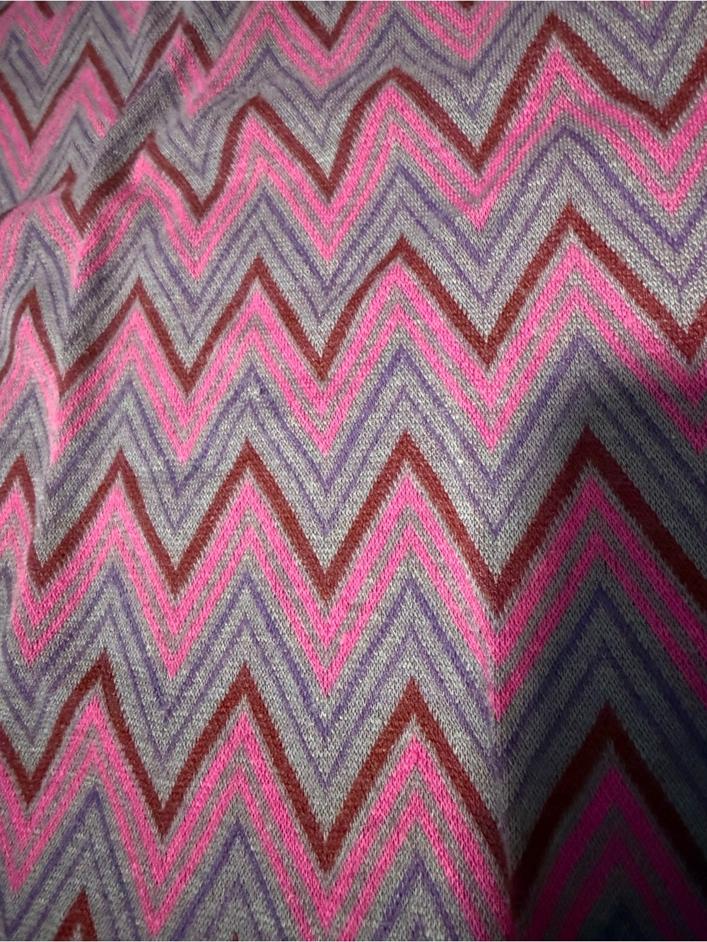 Forever 21 Women's Geometric Mini Skirt Pink Purple Size XL plus - Picture 5 of 5